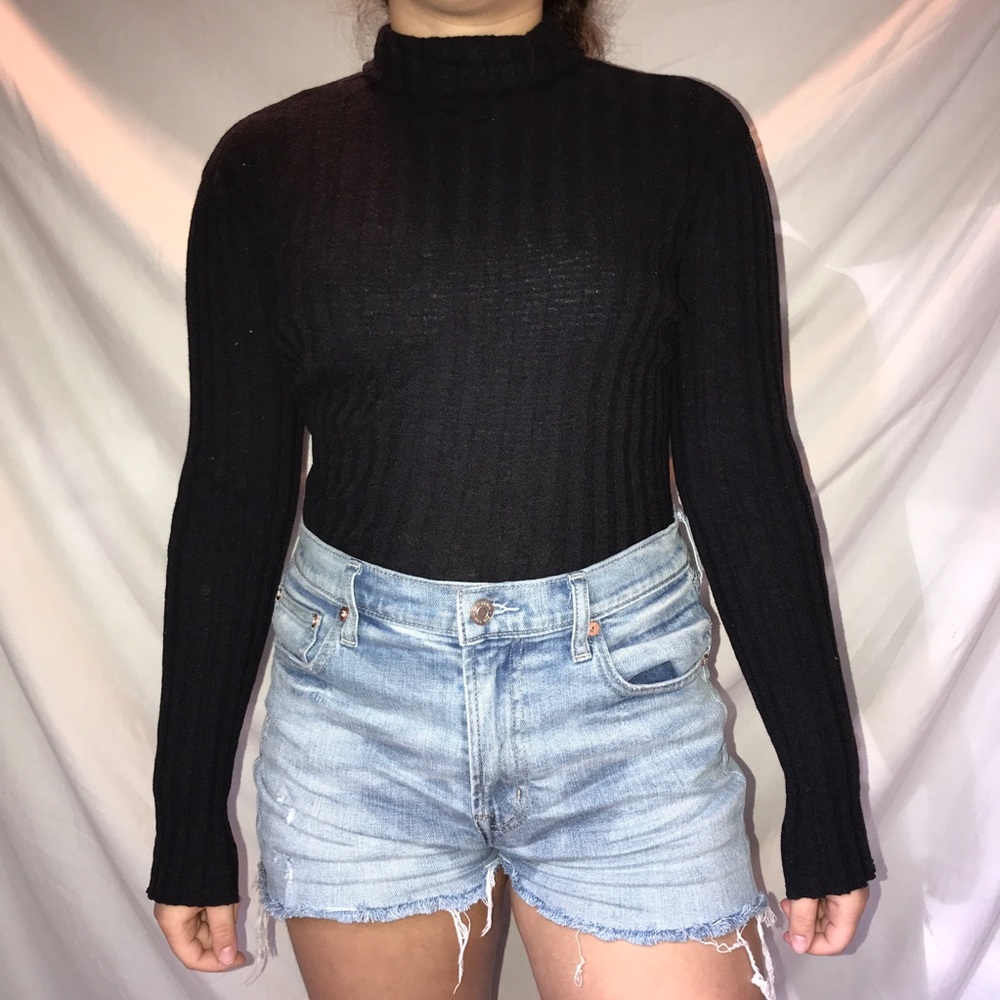 Black Emanuel Ungaro Turtle Neck